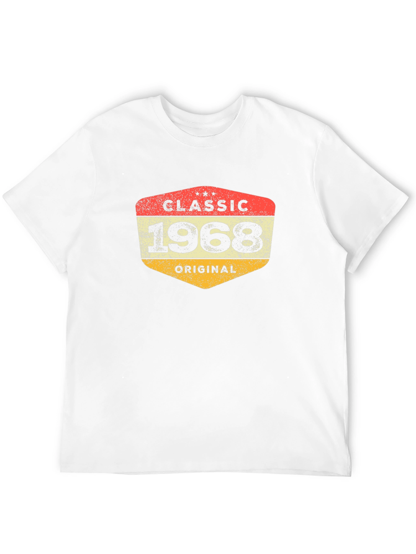 Camiseta Clásica 1968 Original Vintage para Hombre