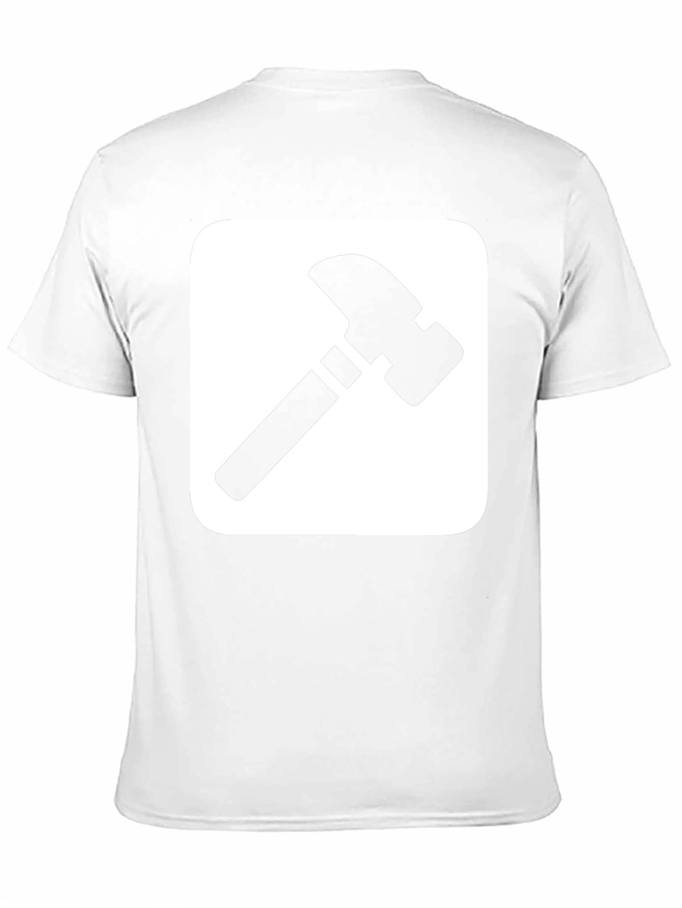 Camiseta Negra con Diseño de Martillo