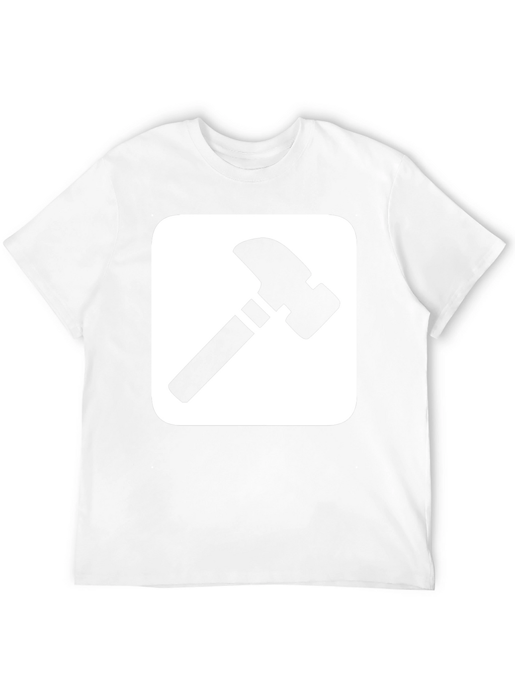 Camiseta Negra con Diseño de Martillo