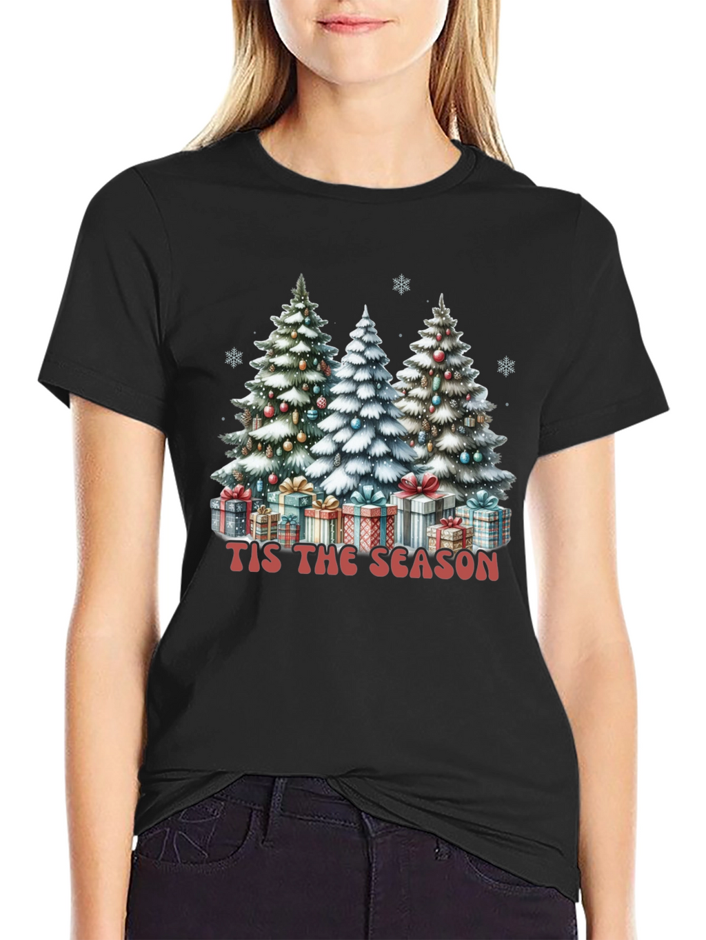 Camiseta Navideña Tis the Season para Hombre
