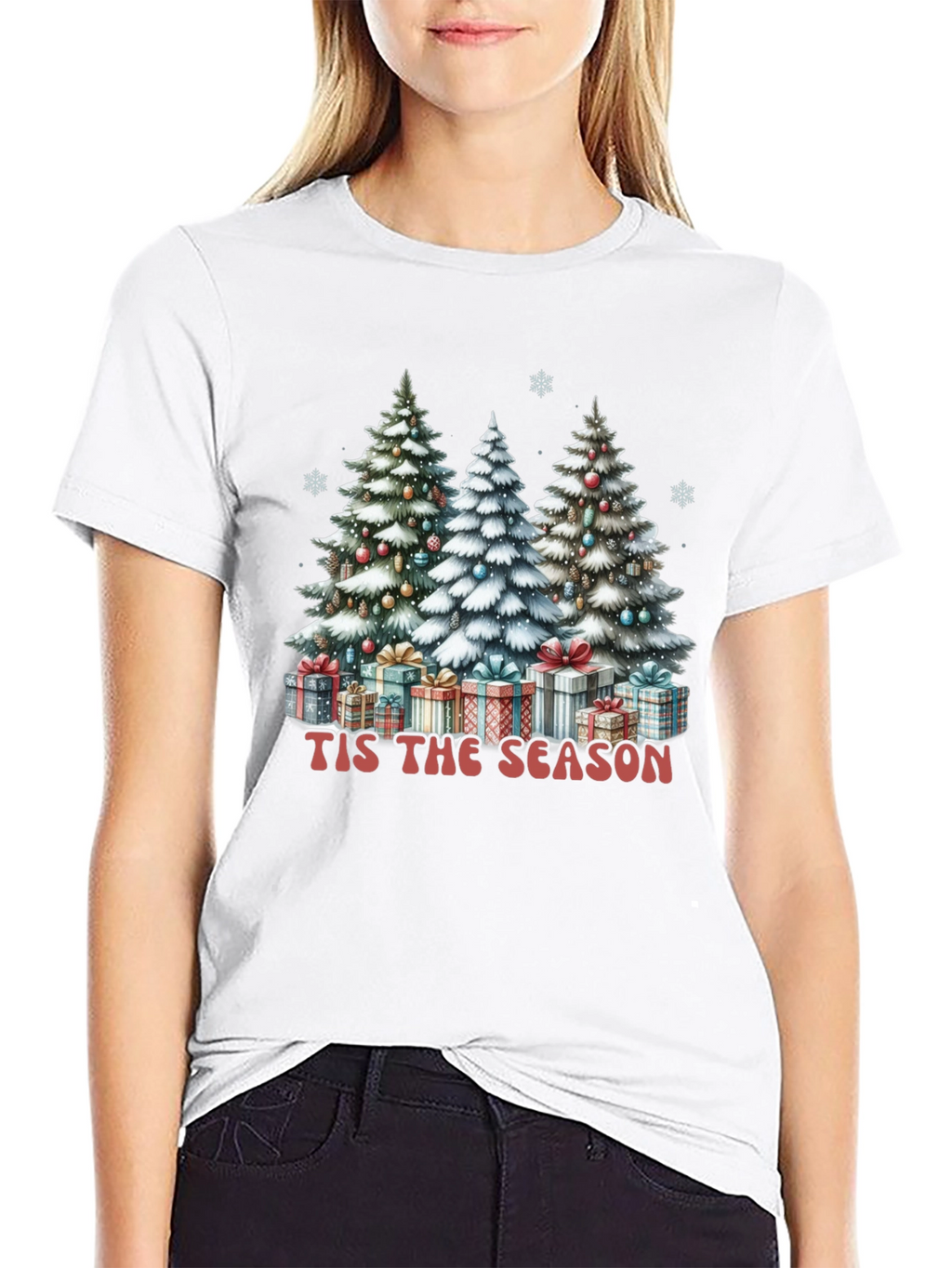 Camiseta Navideña Tis the Season para Hombre