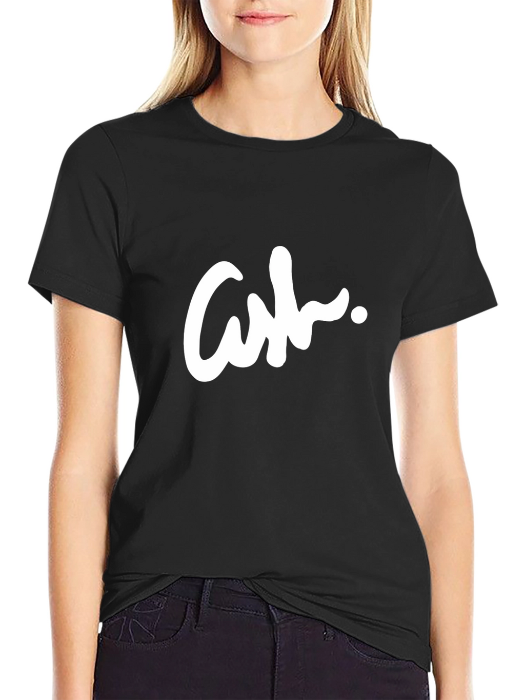 Camiseta Negra con Diseño Ash