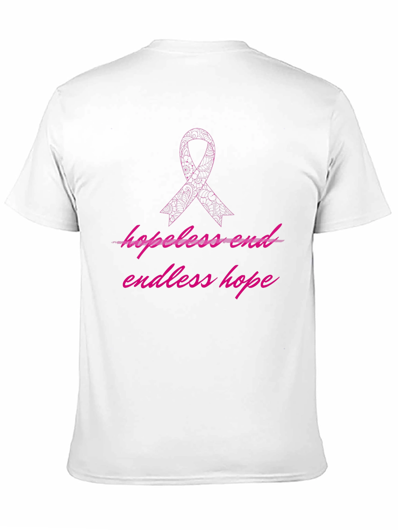 Camiseta Esperanza Sin Fin - Apoyo Cáncer de Mama