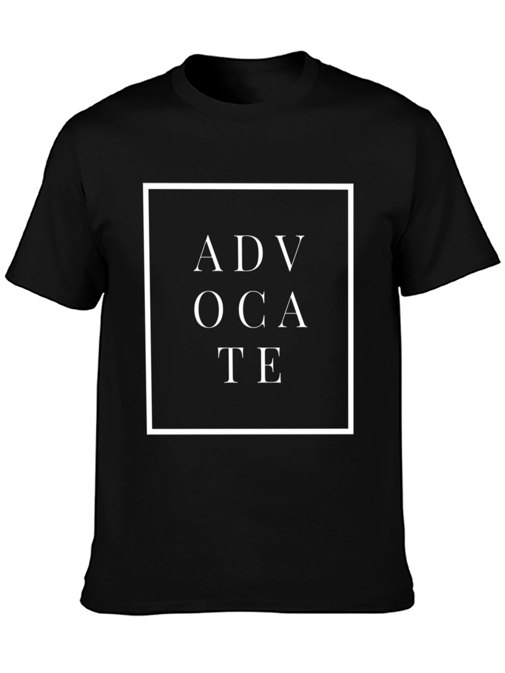 Camiseta Negra Advocate para Hombre