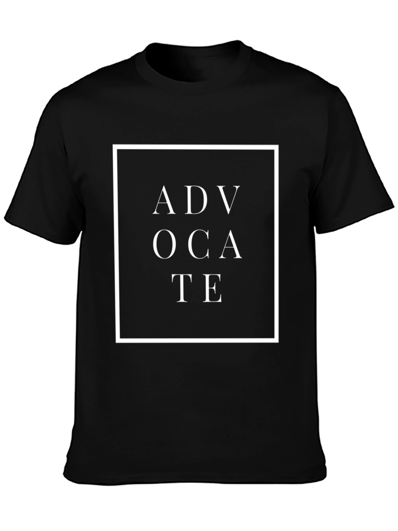 Camiseta Negra Advocate para Hombre