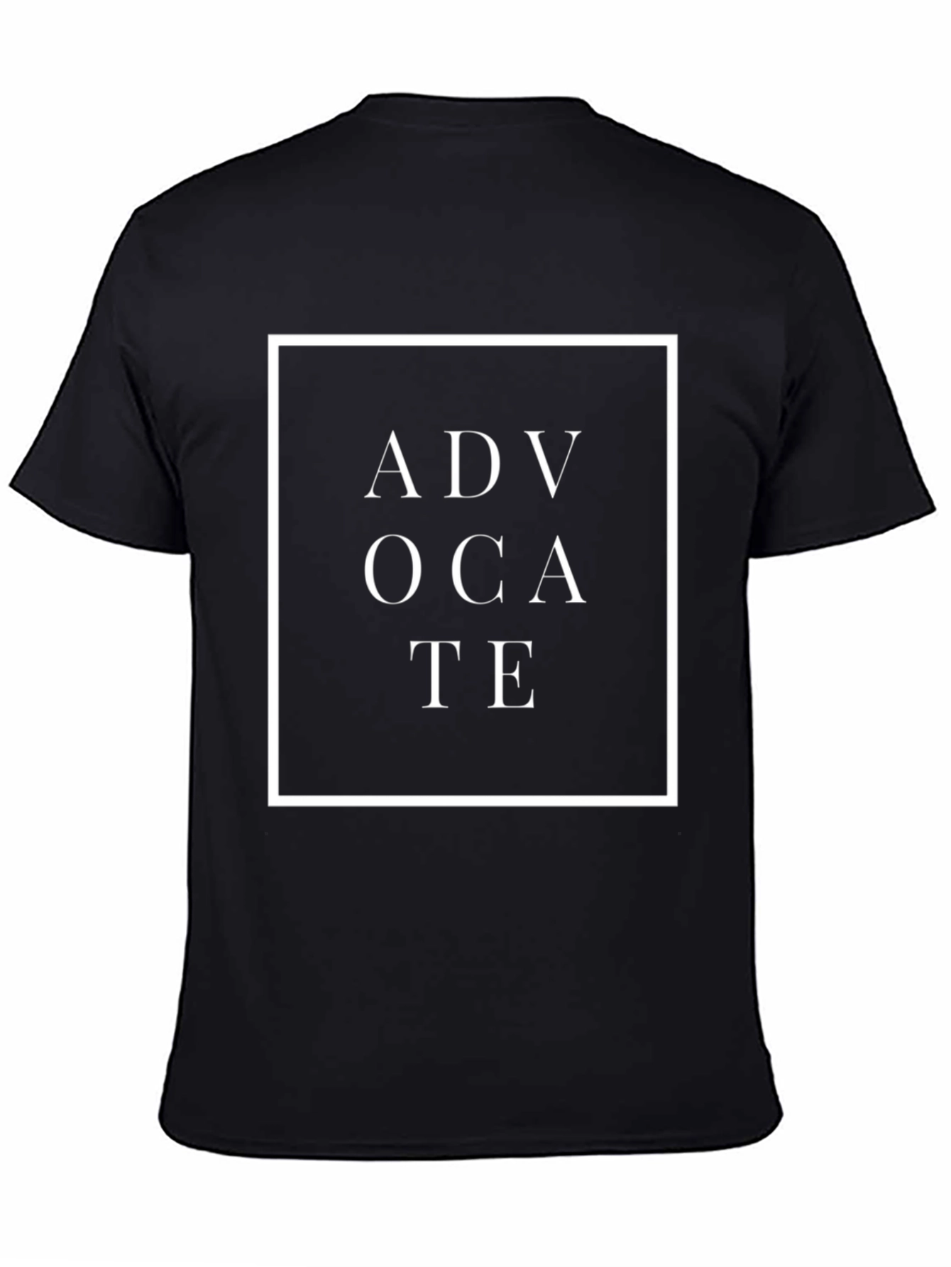 Camiseta Negra Advocate para Hombre