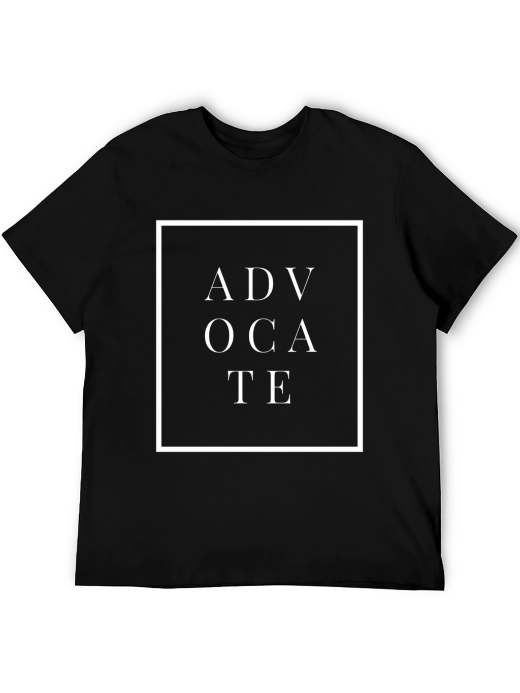 Camiseta Negra Advocate para Hombre
