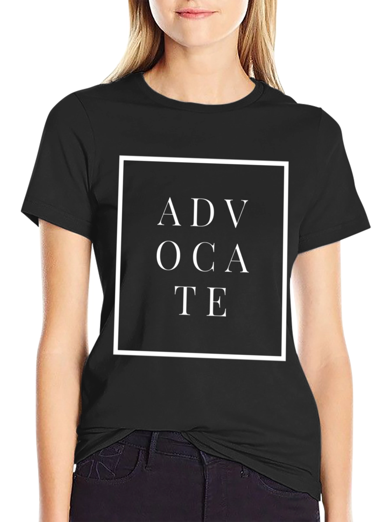 Camiseta Negra Advocate para Hombre
