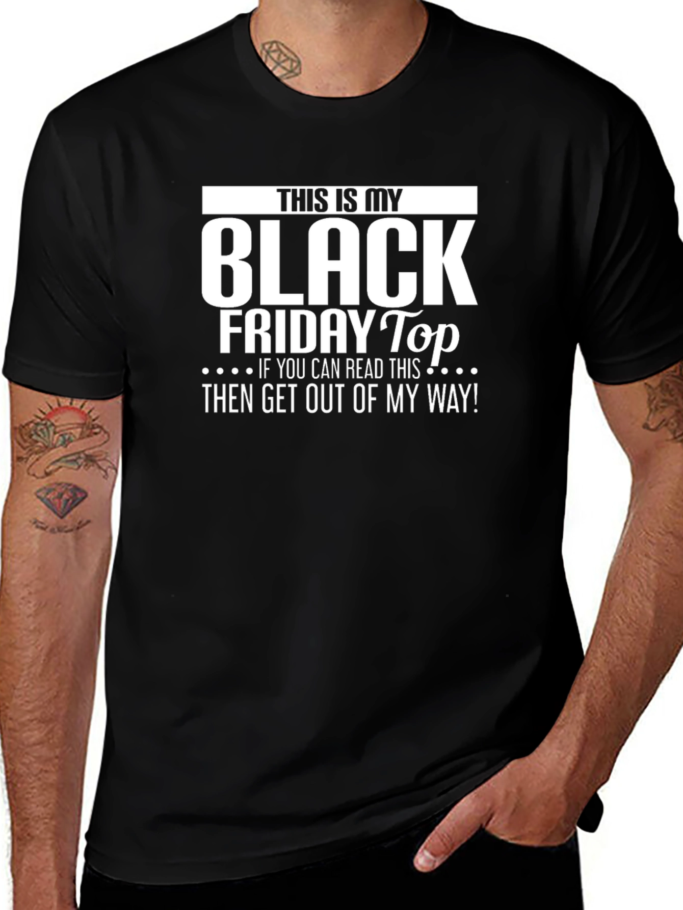 Camiseta Negra Black Friday - ¡Líbrame el Paso!