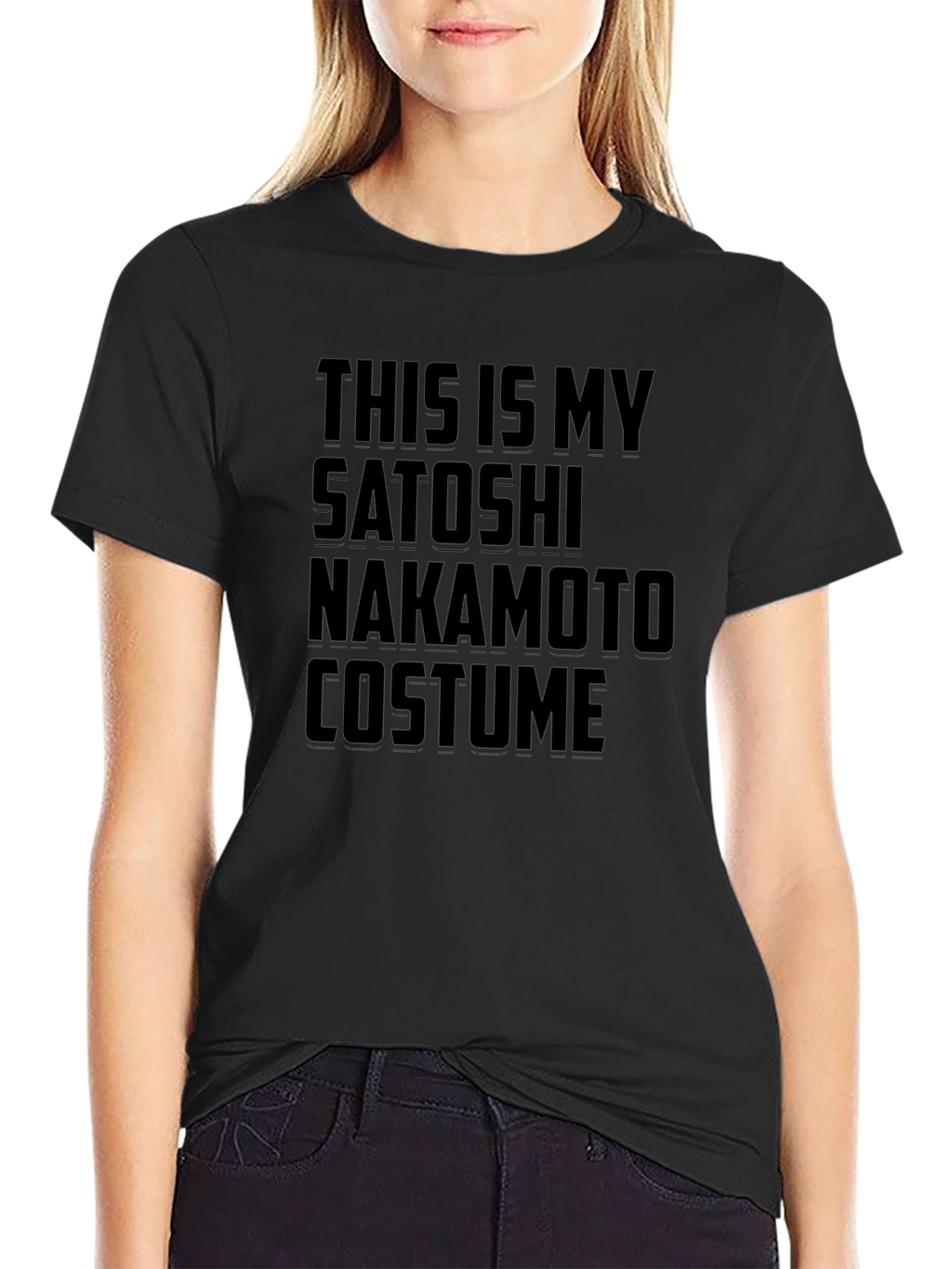 Camiseta Disfraz Satoshi Nakamoto - Algodón Cómoda