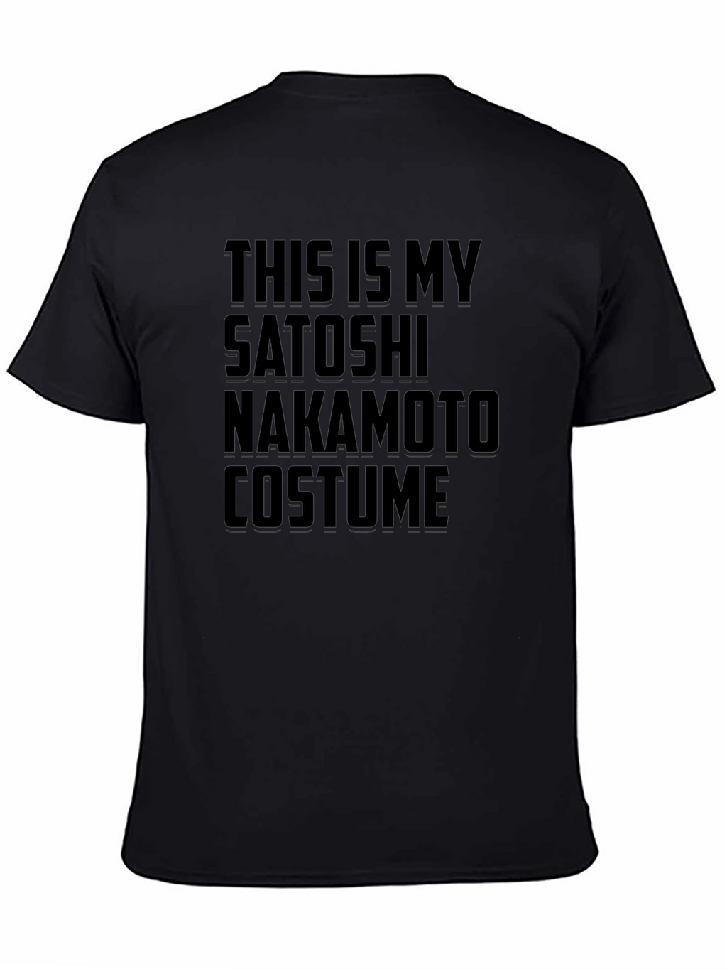 Camiseta Disfraz Satoshi Nakamoto - Algodón Cómoda