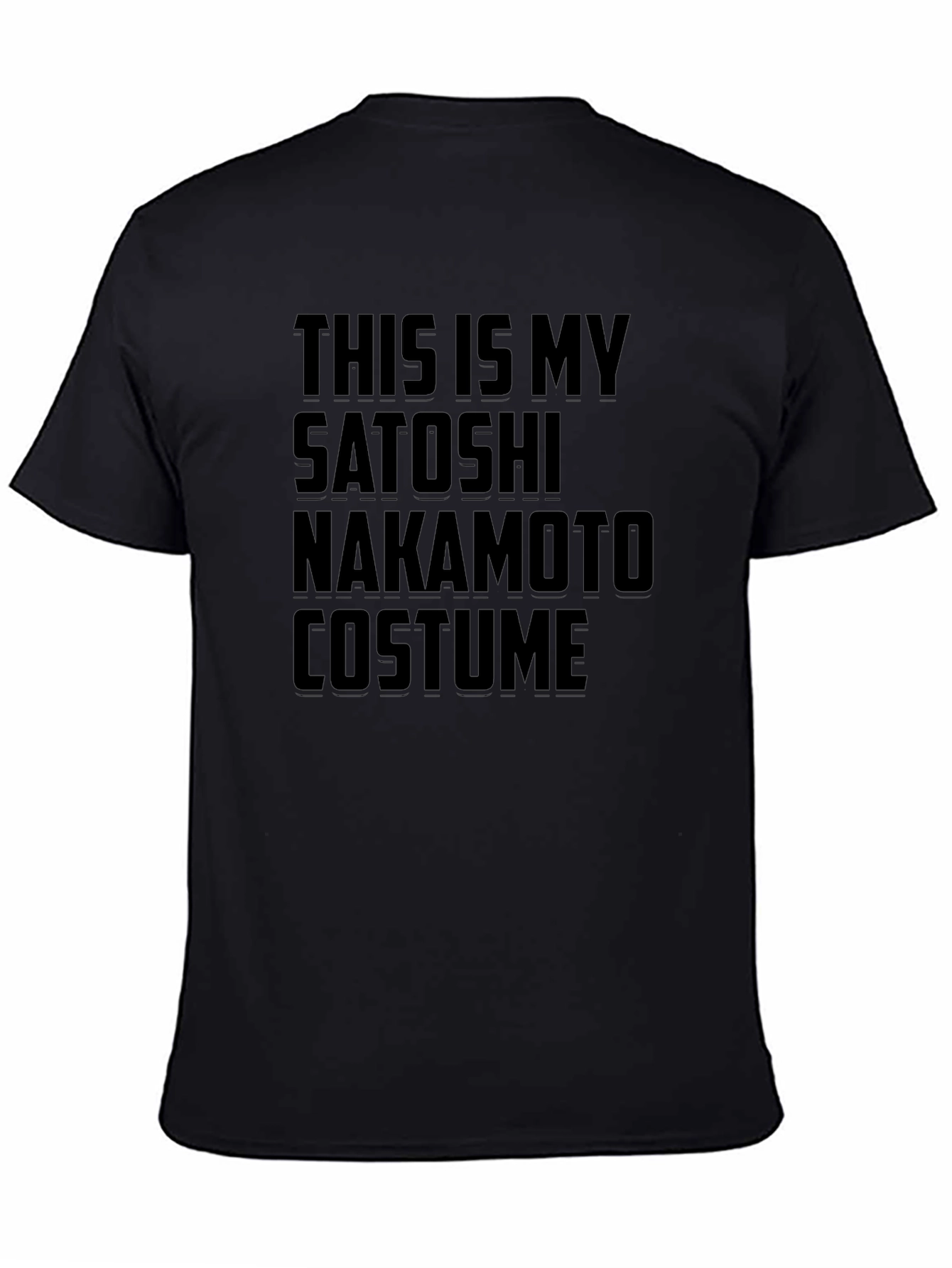Camiseta Disfraz Satoshi Nakamoto - Algodón Cómoda