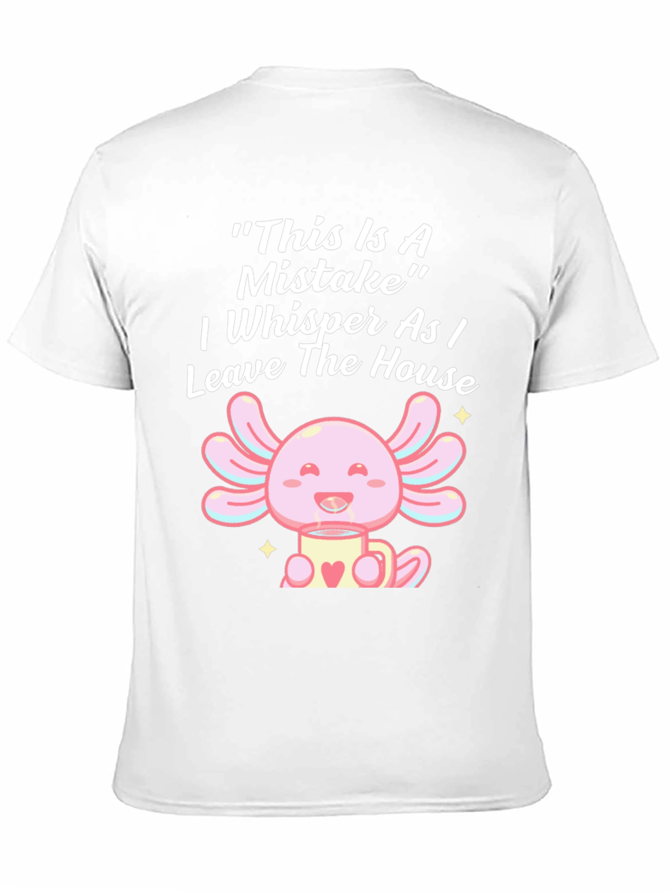 Camiseta Negra Axolotl Esto Es Un Error
