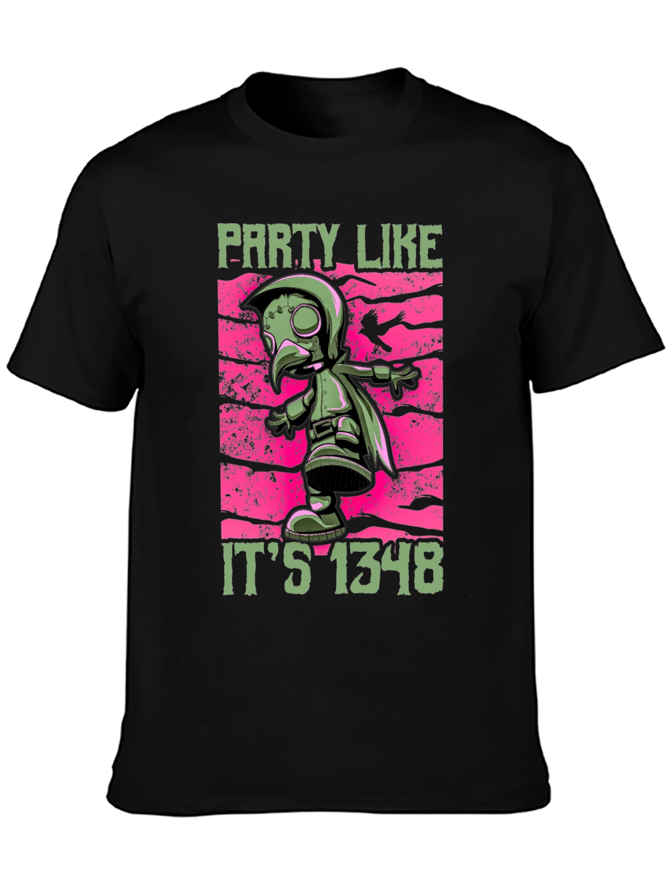 Camiseta Negra Fiesta Peste Negra 1348
