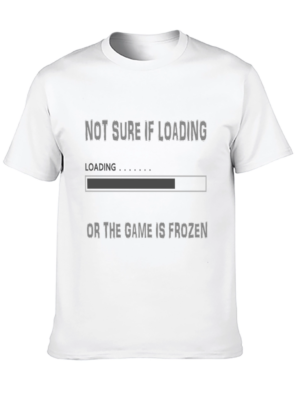 Camiseta Divertida: ¿Cargando o Congelado?