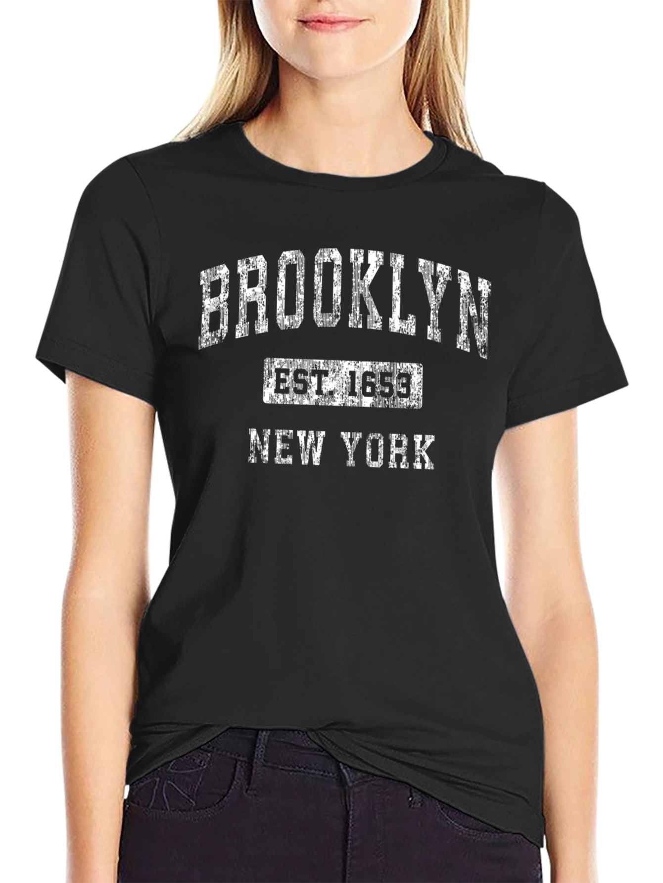 Camiseta Brooklyn New York Hombre Estilo Vintage