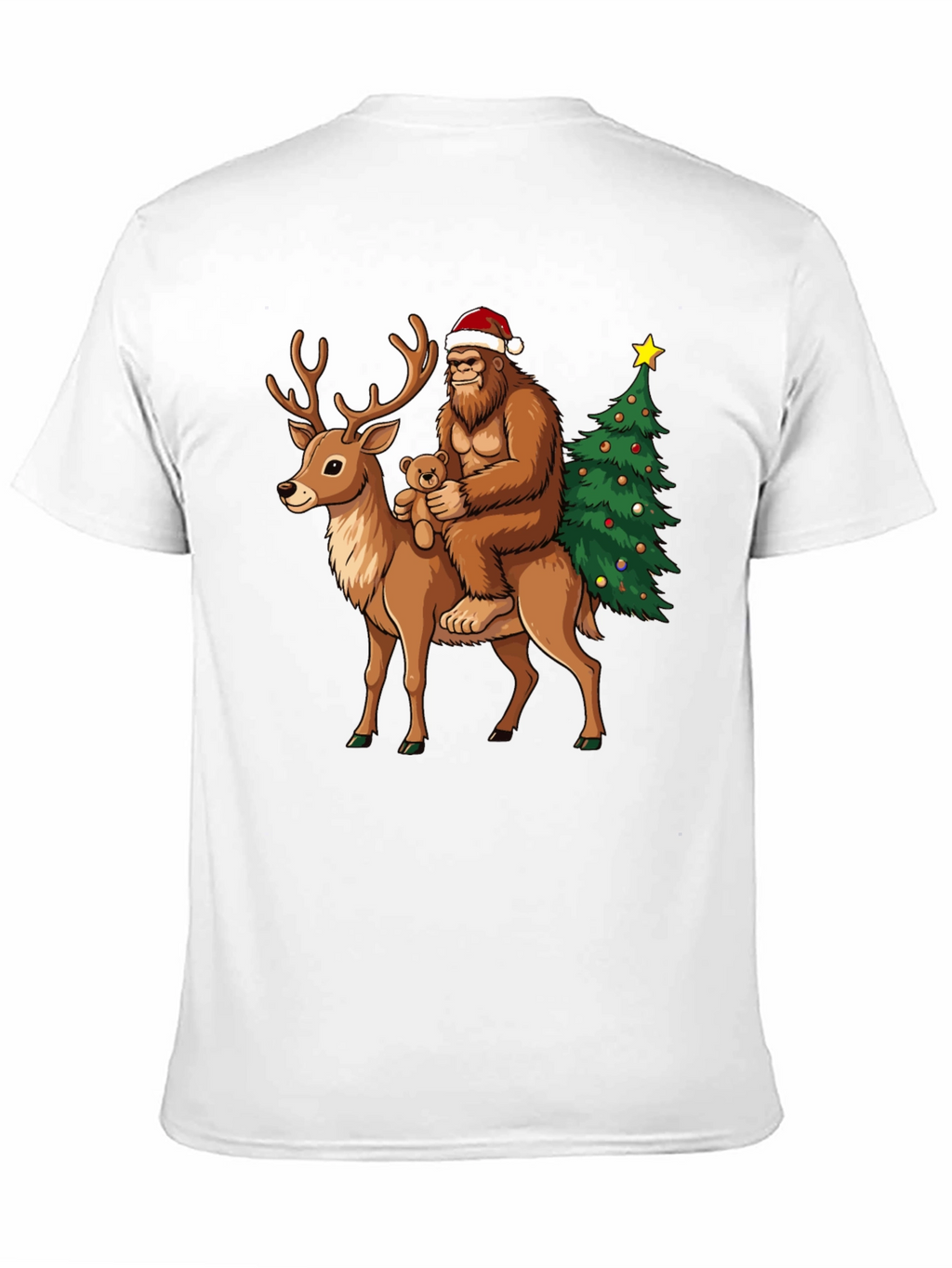 Camiseta Navideña Bigfoot Reno