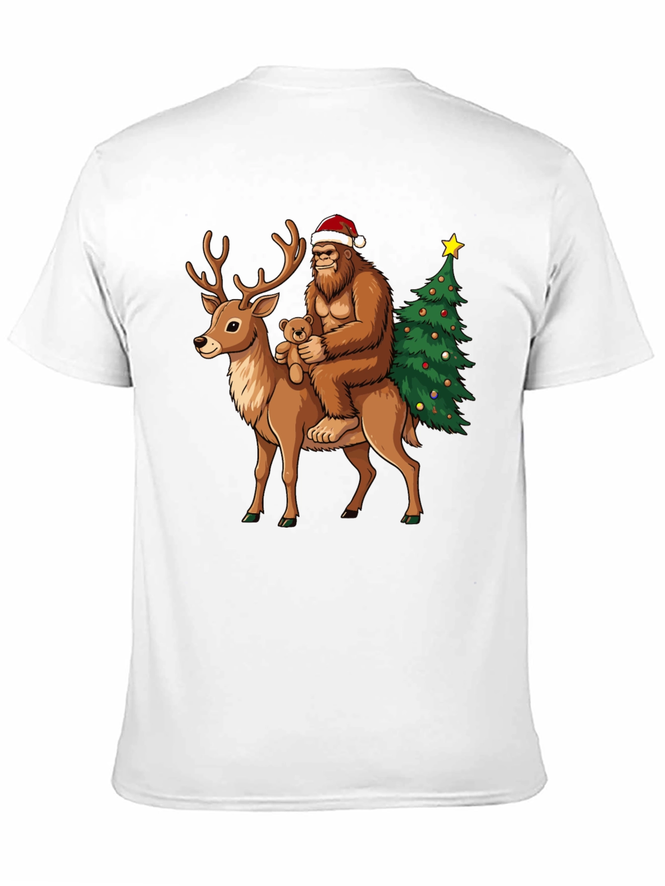 Camiseta Navideña Bigfoot Reno