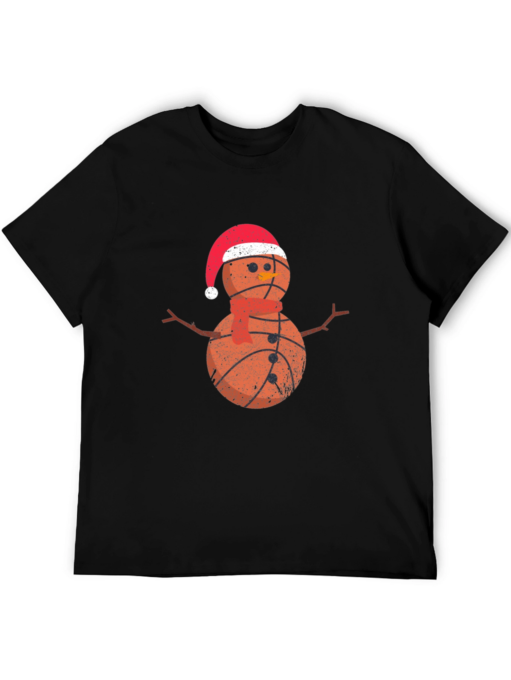 Camiseta Hombre Baloncesto Navideño Nieve