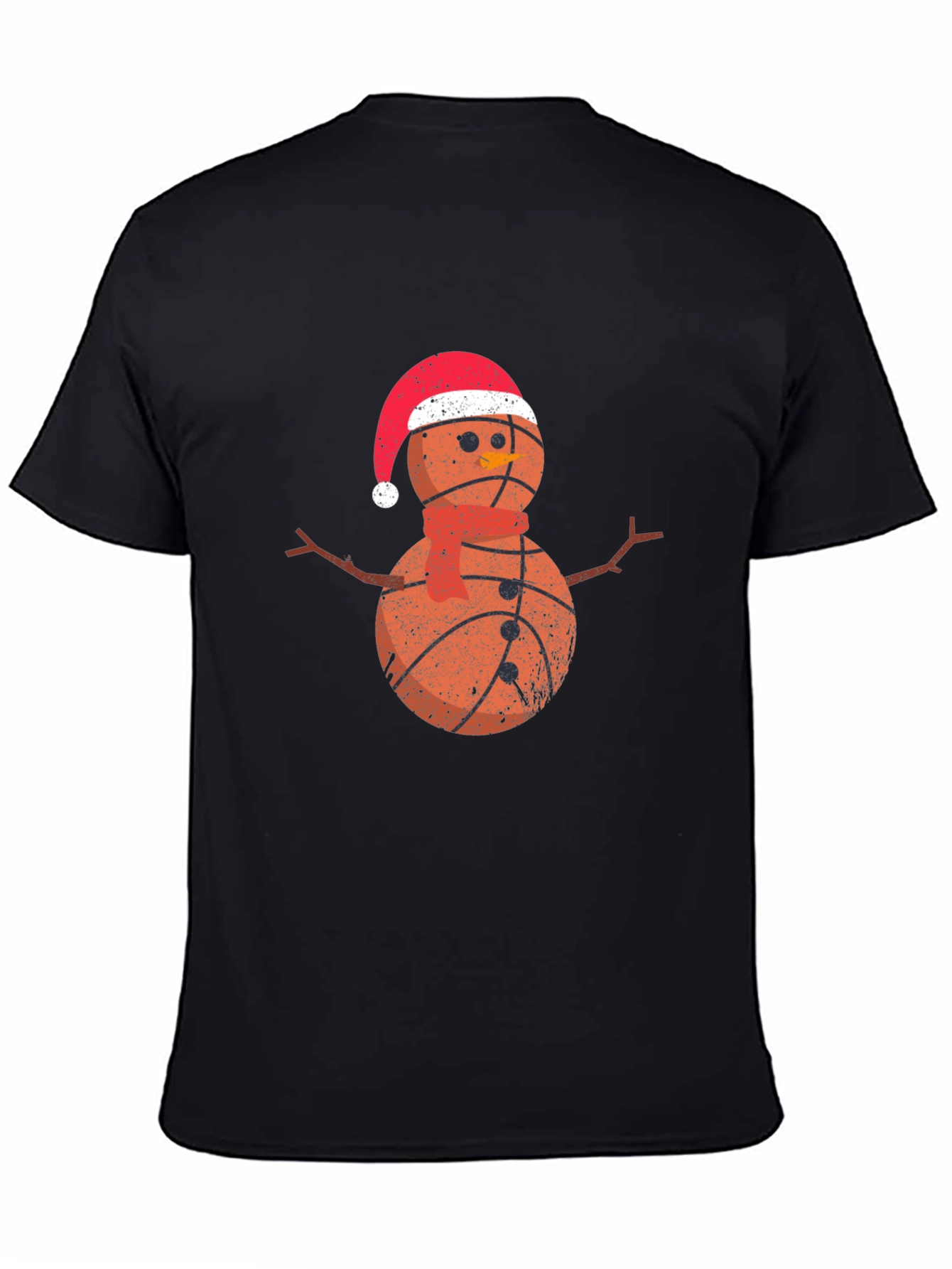 Camiseta Hombre Baloncesto Navideño Nieve