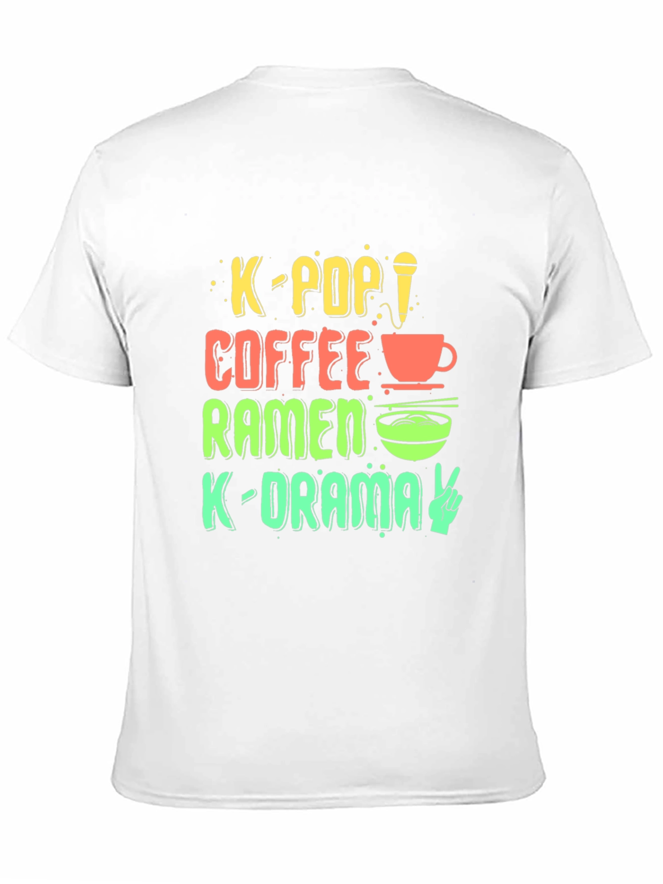 Camiseta K-Pop Café Ramen K-Drama Unisex