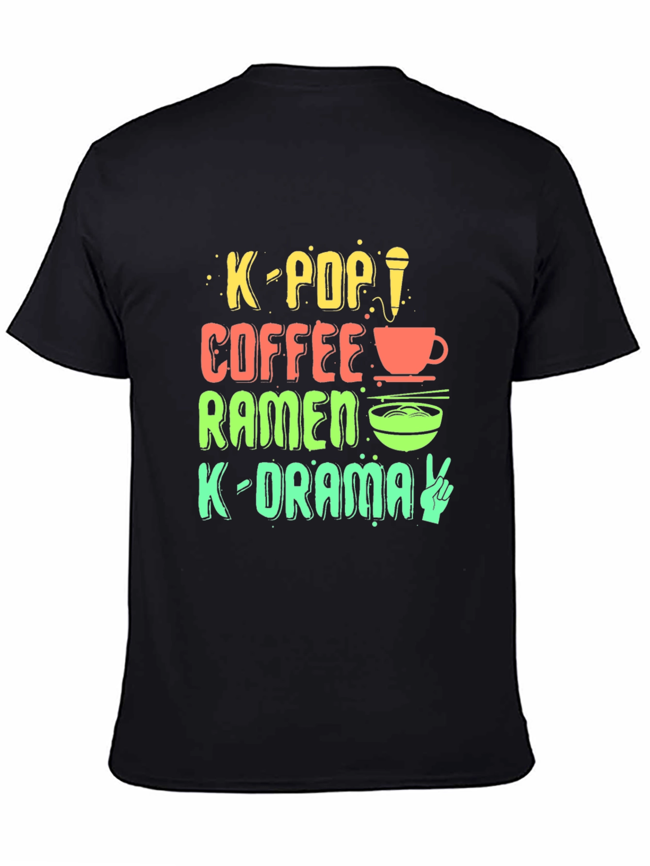 Camiseta K-Pop Café Ramen K-Drama Unisex