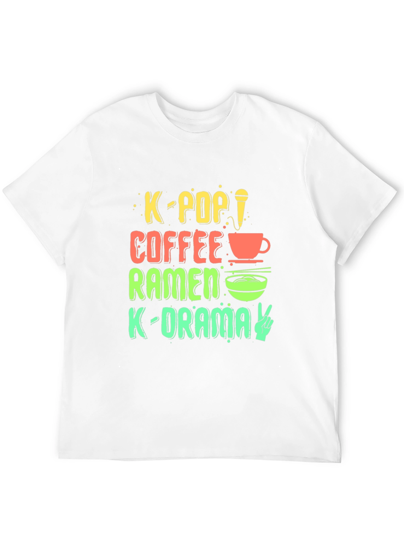 Camiseta K-Pop Café Ramen K-Drama Unisex