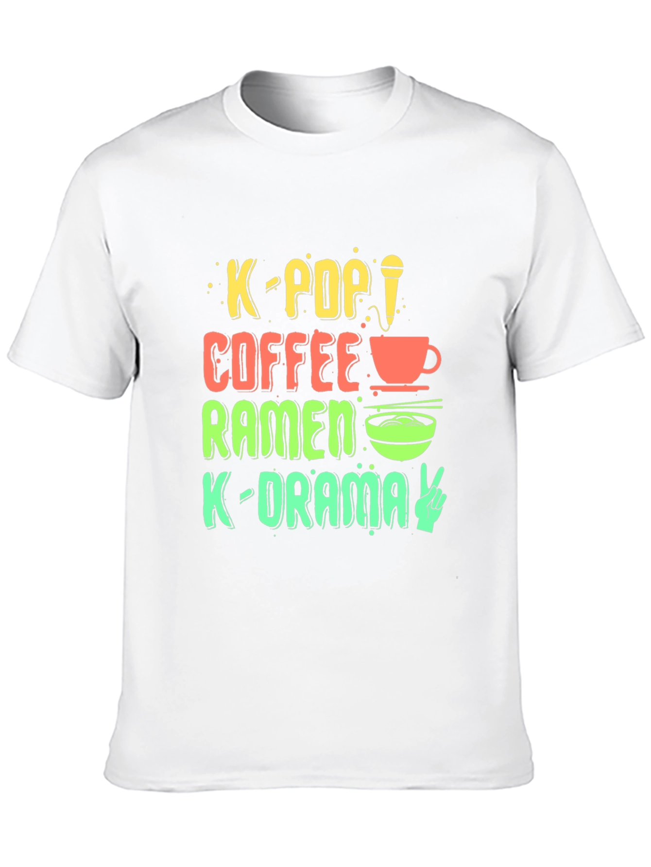 Camiseta K-Pop Café Ramen K-Drama Unisex