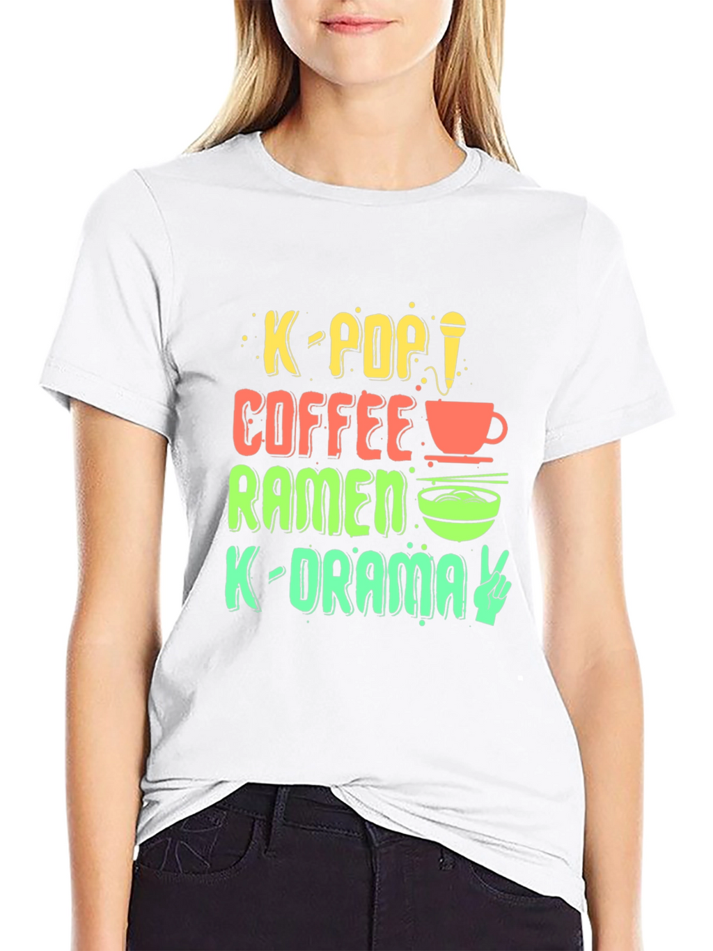 Camiseta K-Pop Café Ramen K-Drama Unisex