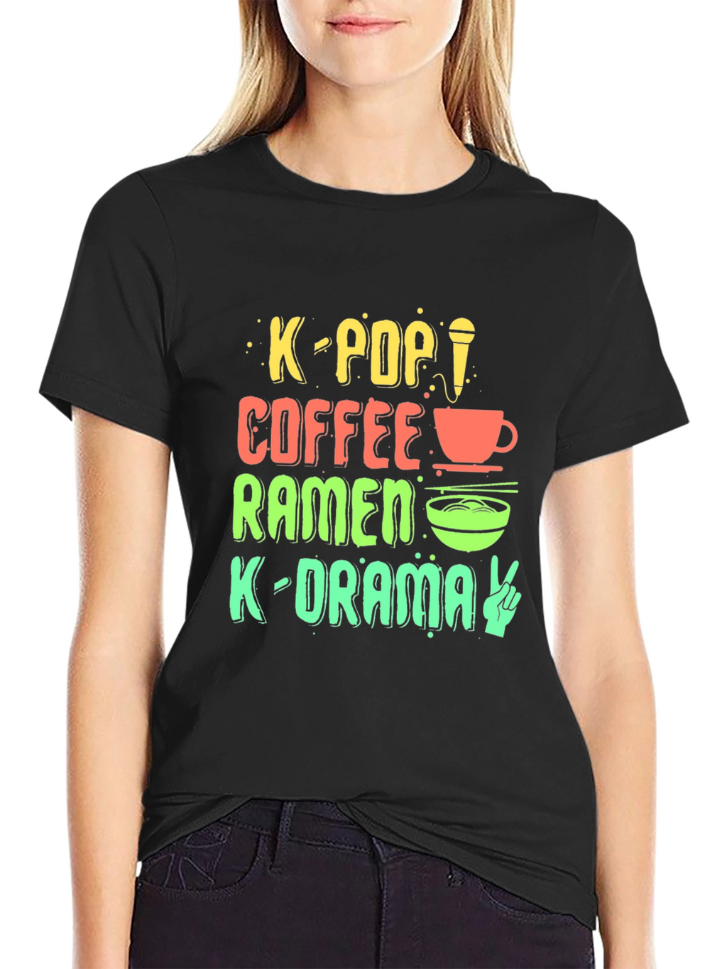 Camiseta K-Pop Café Ramen K-Drama Unisex