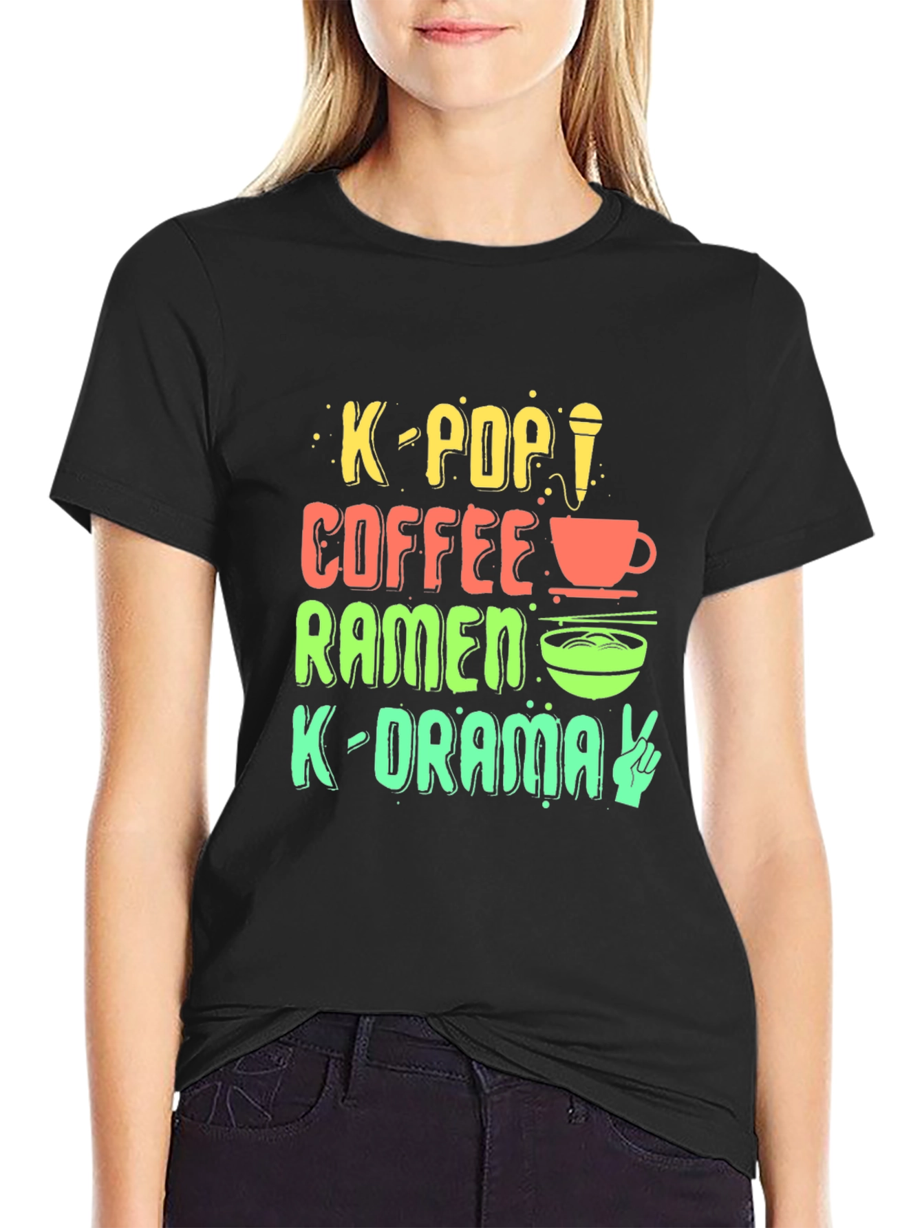 Camiseta K-Pop Café Ramen K-Drama Unisex