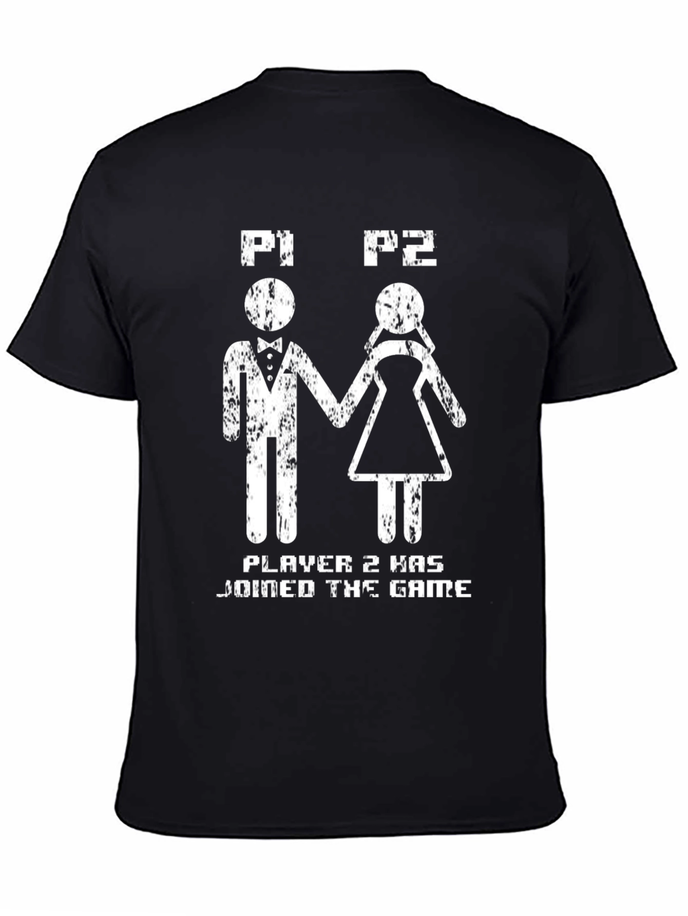 Camiseta Divertida Player 1 & 2 para Parejas Gamer