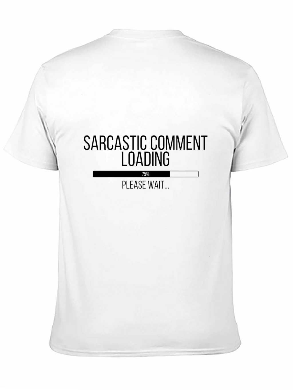 Camiseta Negra Comentario Sarcástico