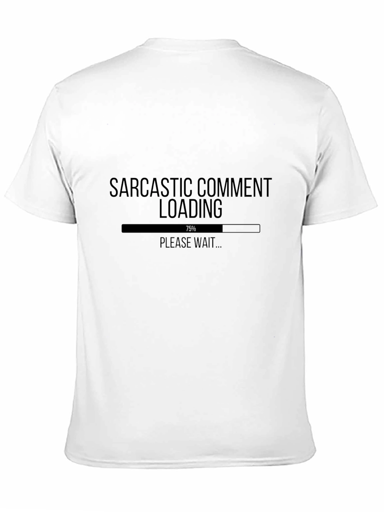 Camiseta Negra Comentario Sarcástico