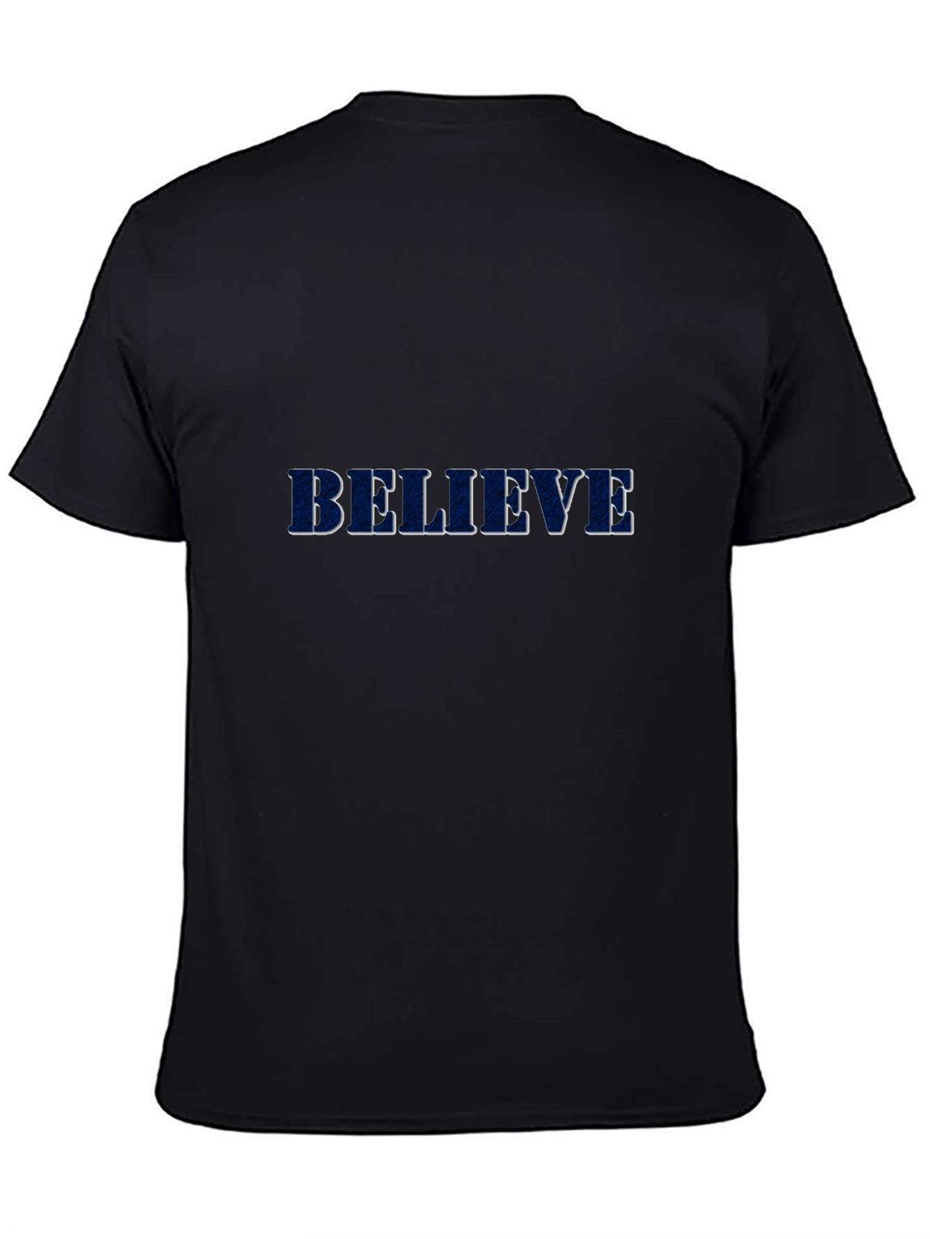 Camiseta Negra Believe para Hombre