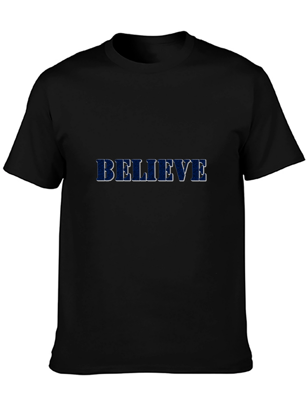 Camiseta Negra Believe para Hombre