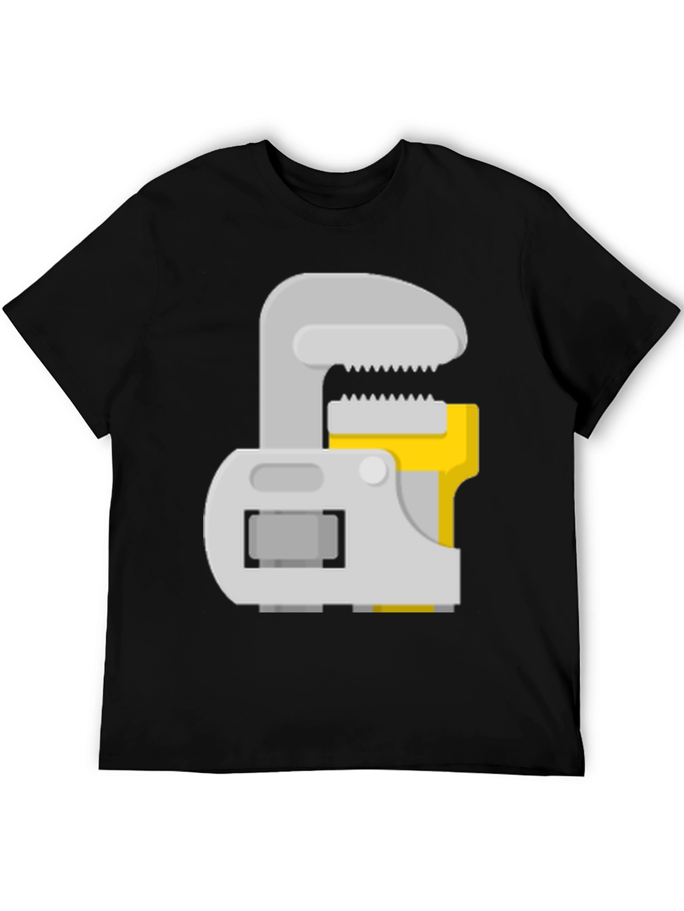 Camiseta Negra con Diseño de Llave Ajustable