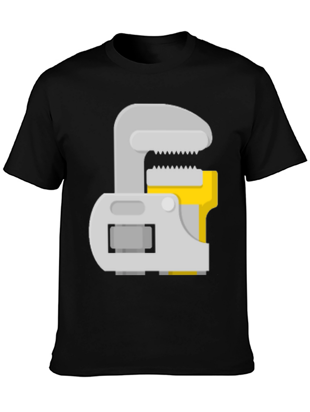 Camiseta Negra con Diseño de Llave Ajustable