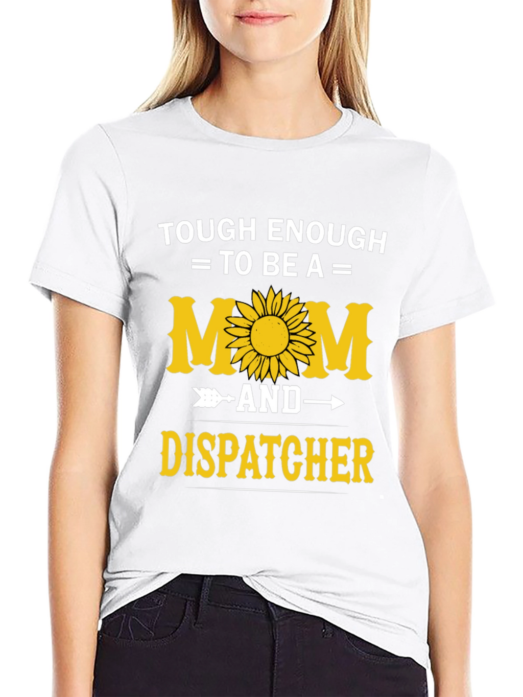 Camiseta Mamá Despachadora con Girasol