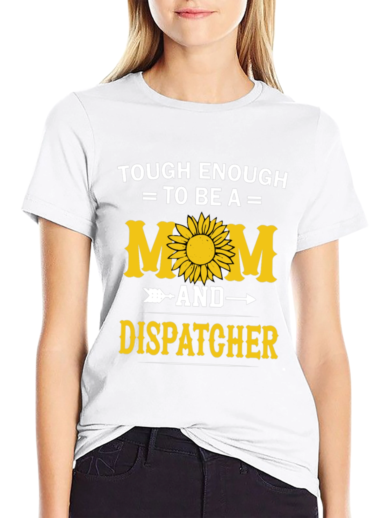 Camiseta Mamá Despachadora con Girasol