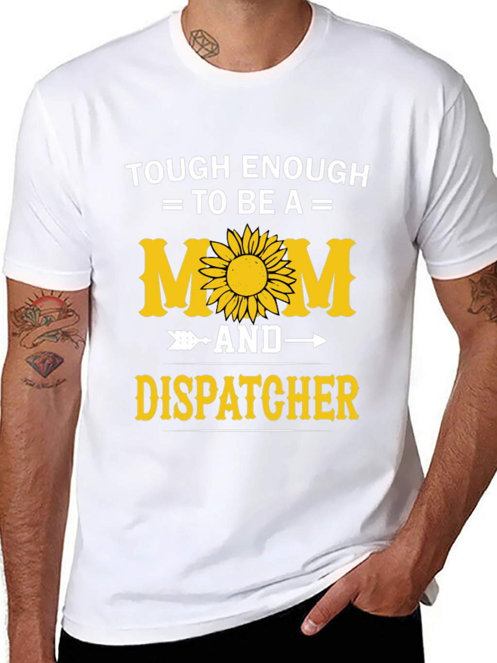 Camiseta Mamá Despachadora con Girasol