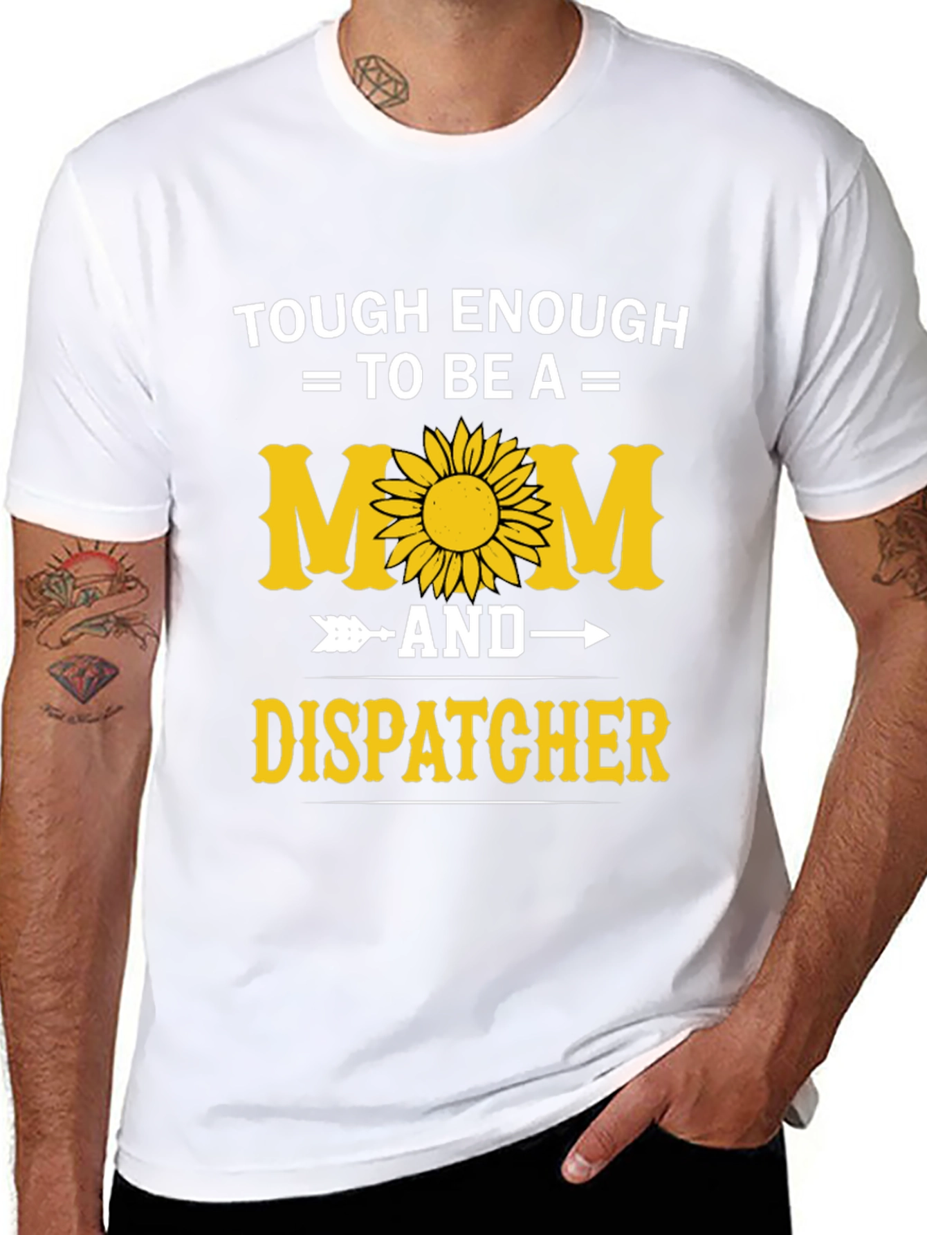Camiseta Mamá Despachadora con Girasol