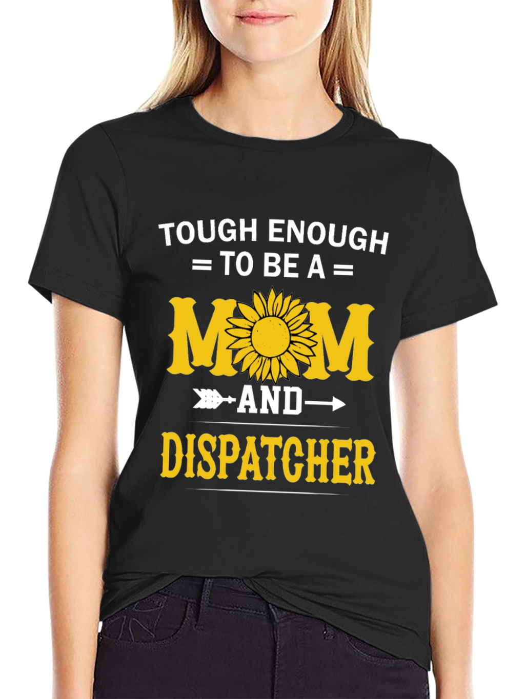 Camiseta Mamá Despachadora con Girasol