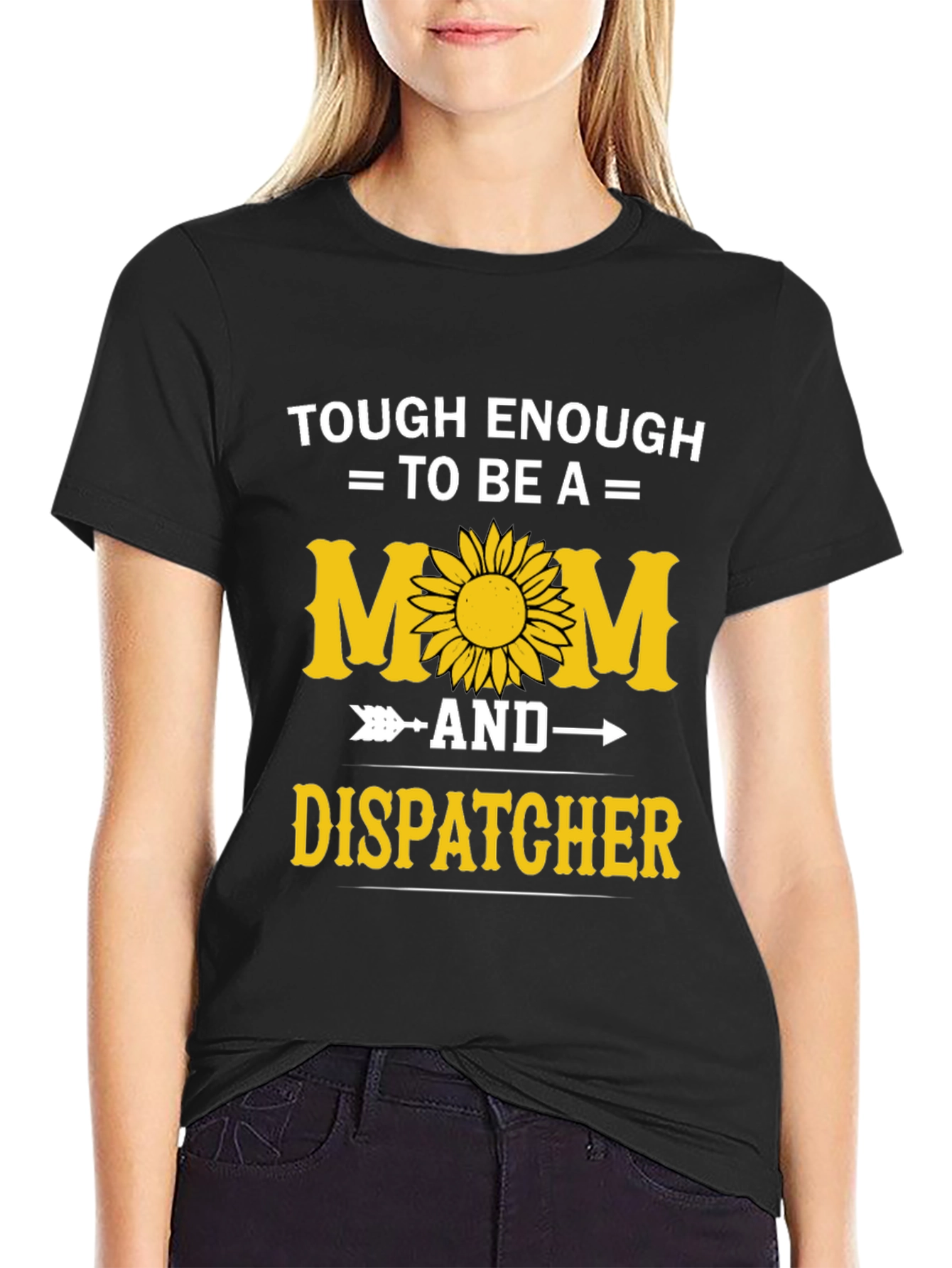 Camiseta Mamá Despachadora con Girasol