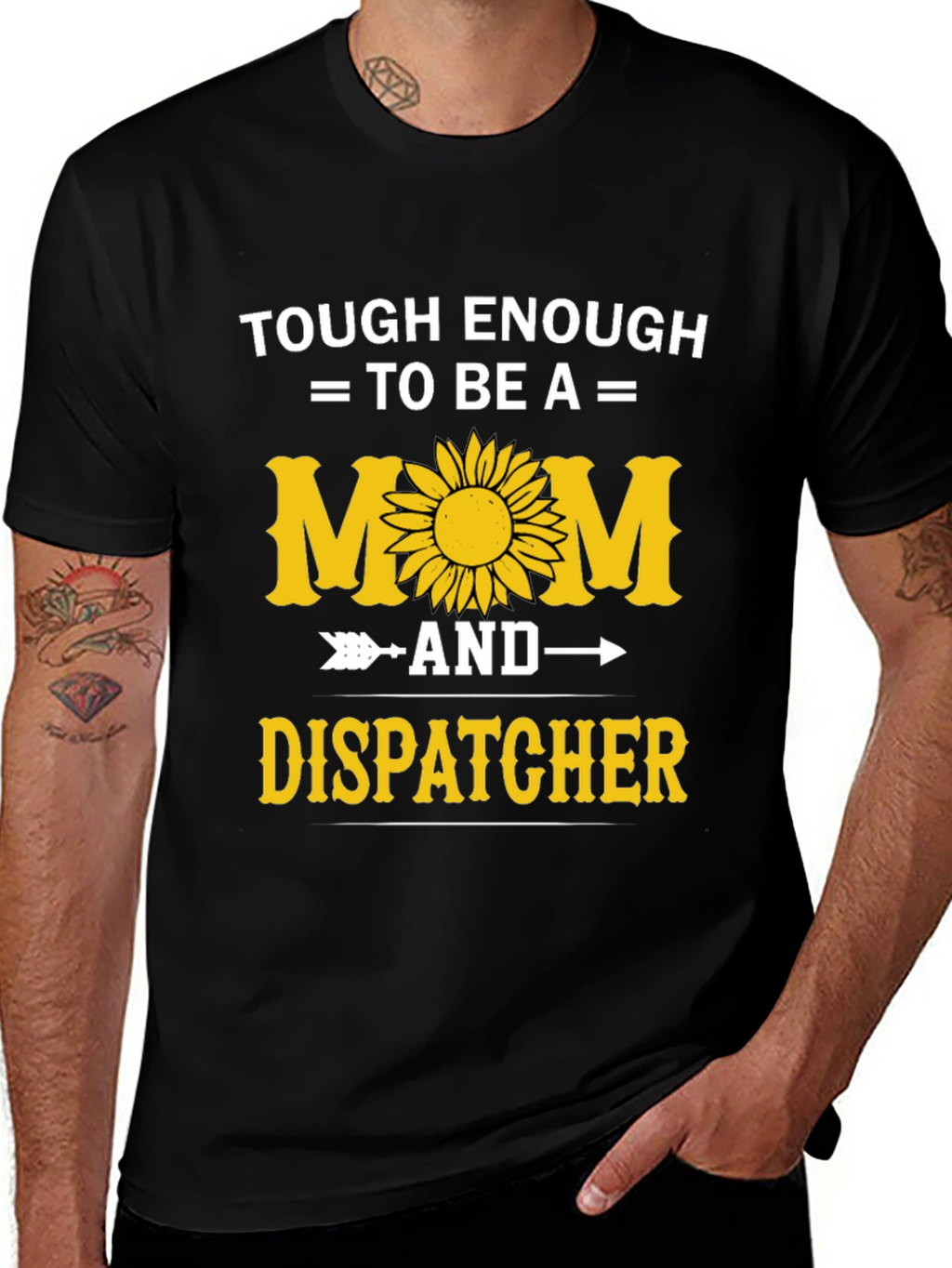 Camiseta Mamá Despachadora con Girasol