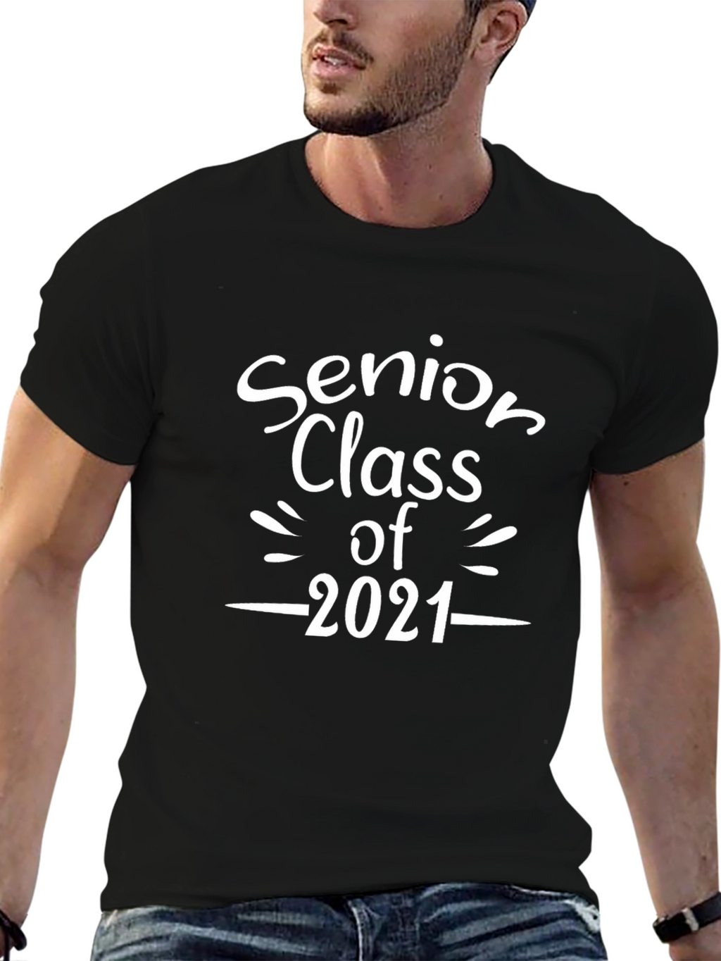 Camiseta Negra Clase Graduados 2021
