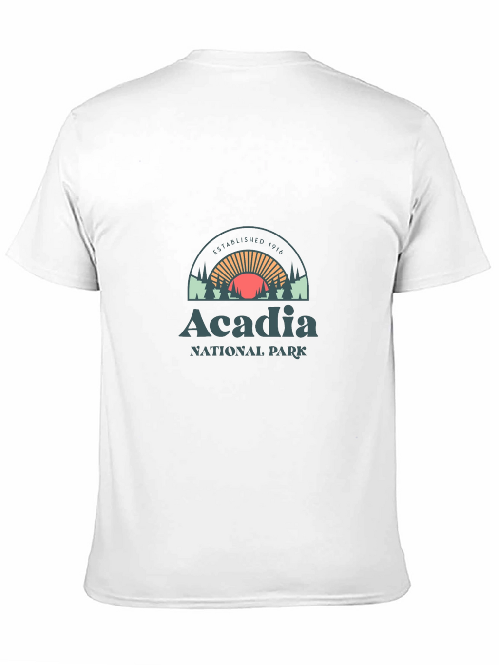 Camiseta Negra Acadia National Park