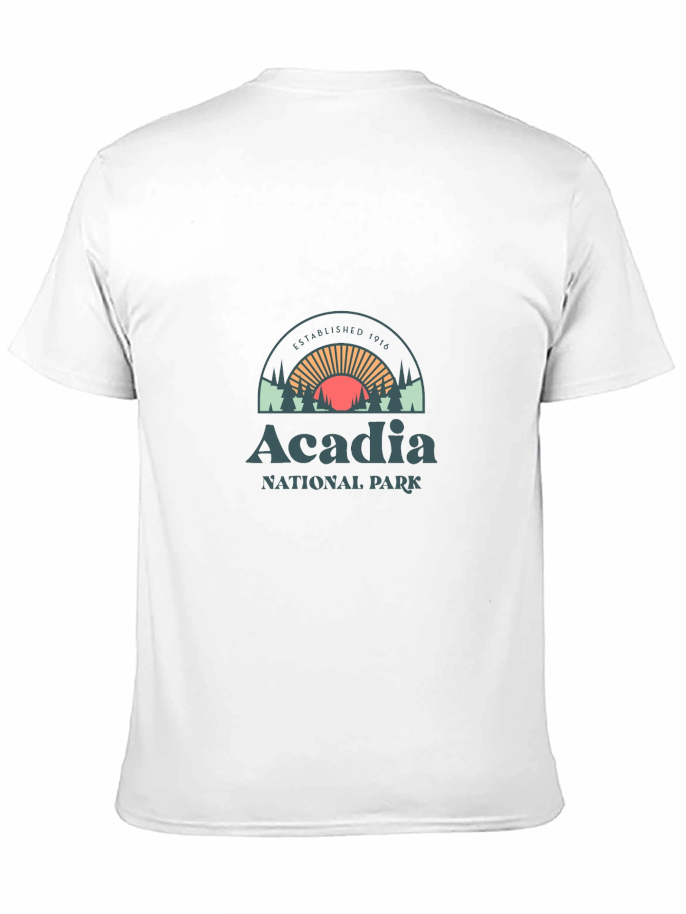 Camiseta Negra Acadia National Park