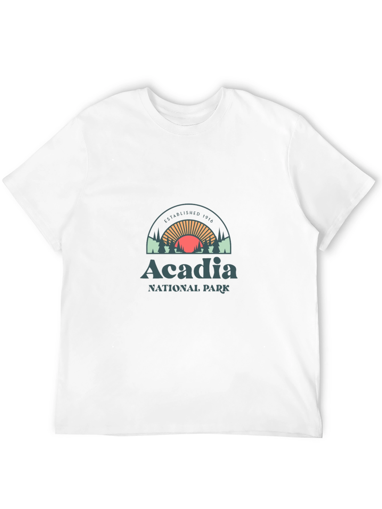 Camiseta Negra Acadia National Park