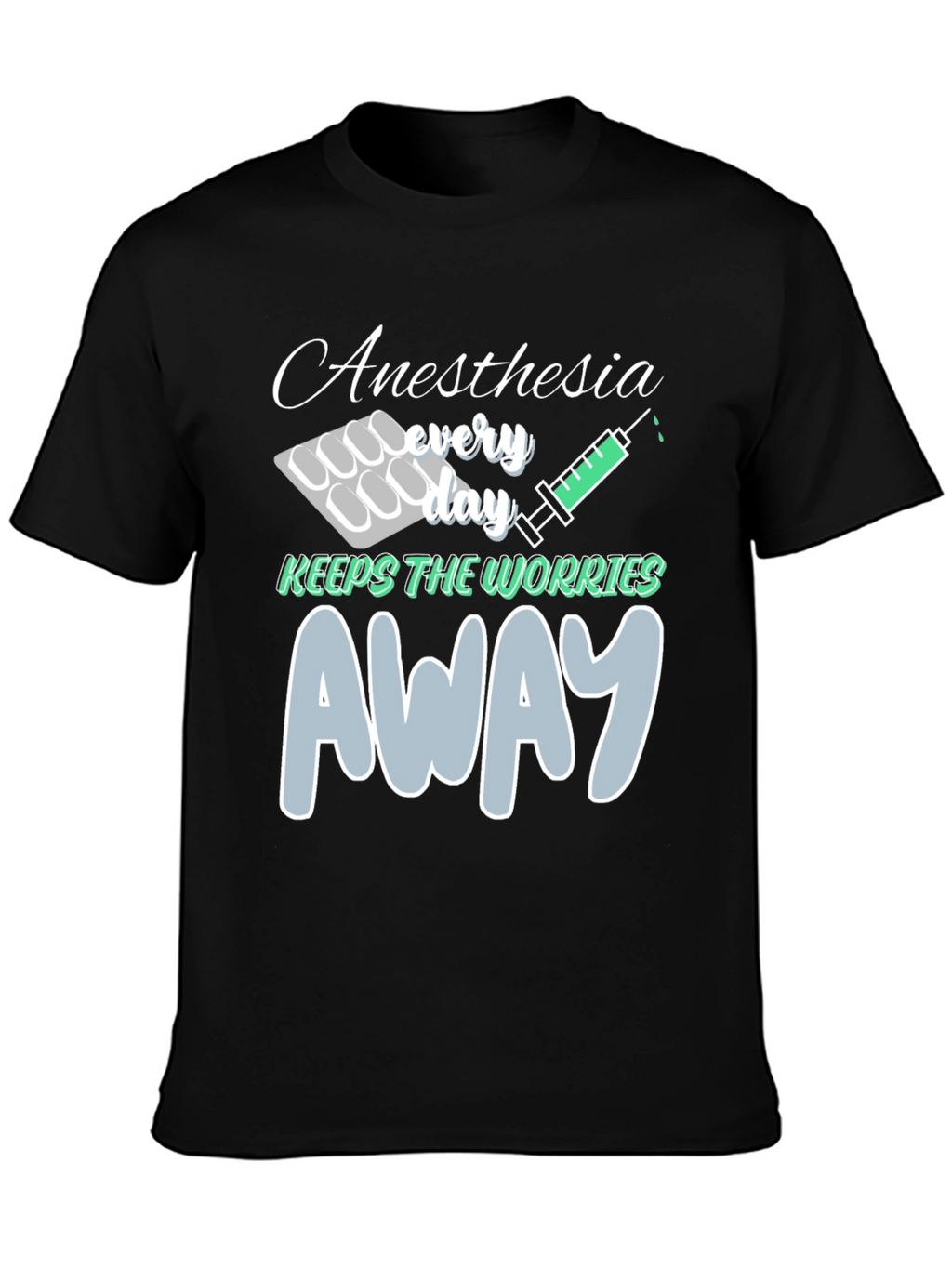Camiseta Negra Anestesia